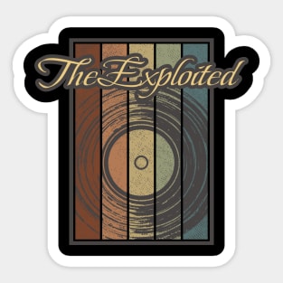 The Exploited Vynil Silhouette Sticker